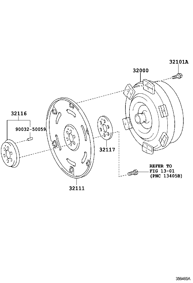  DYNA TOYOACE HV |  TORQUE CONVERTER FRONT OIL PUMP CHAIN ATM