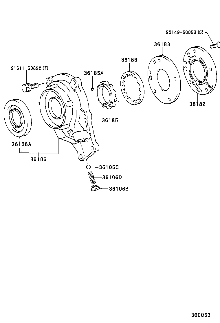  LITE TOWNACE NOAH V |  TRANSFER OIL PUMP