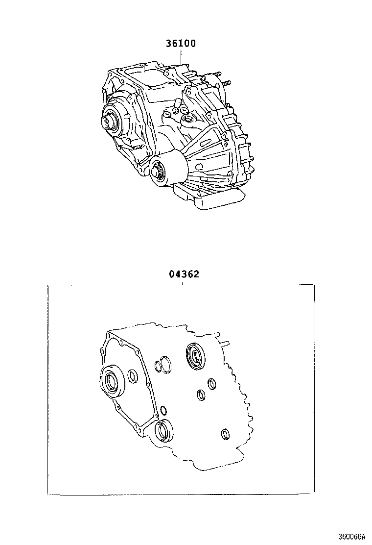  LITE TOWNACE NOAH V |  TRANSFER ASSEMBLY GASKET KIT