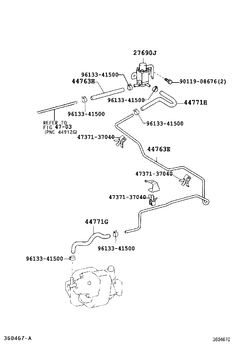  DYNA TOYOACE |  POWER TAKE OFF CASE GEAR