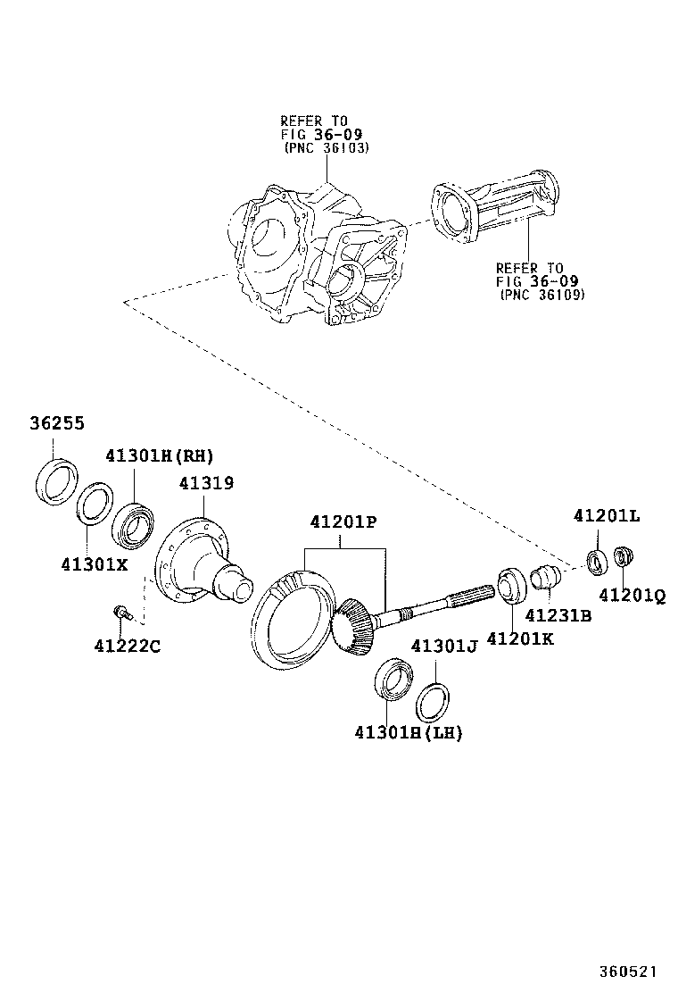  PORTE |  TRANSFER GEAR