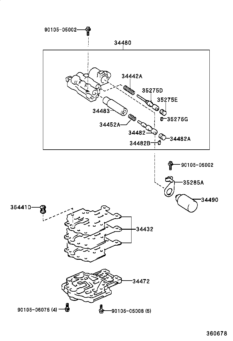  BREVIS |  TRANSFER VALVE BODY VALVE LEVER