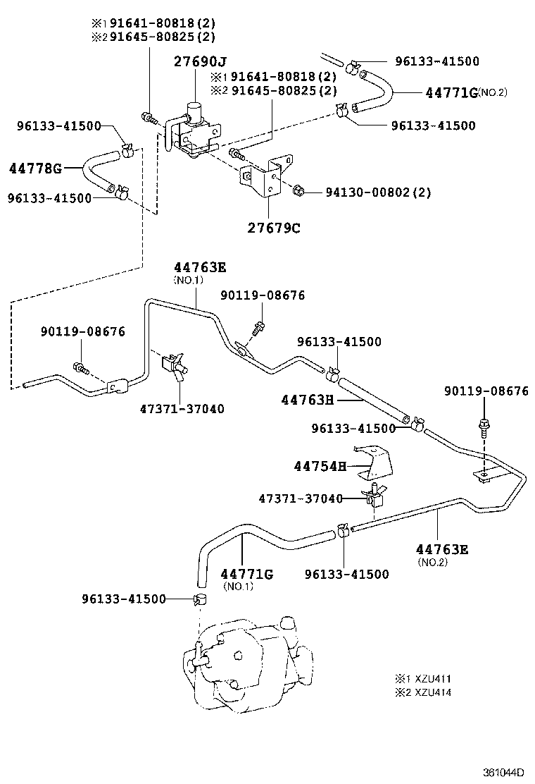  DYNA TOYOACE |  POWER TAKE OFF CASE GEAR