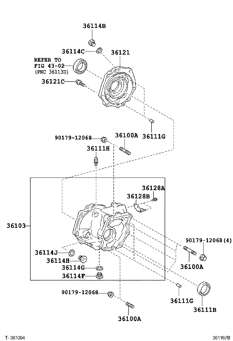  BELTA |  TRANSFER CASE EXTENSION HOUSING