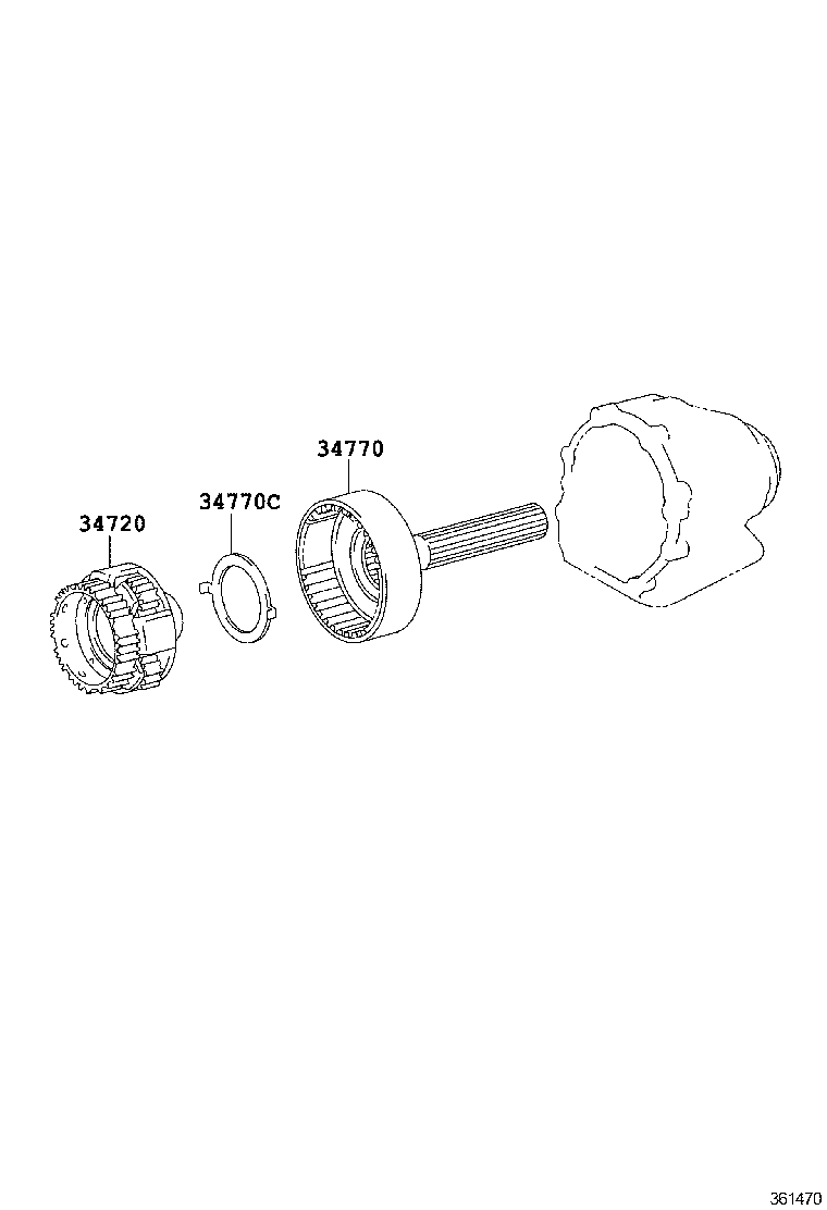  CROWN MAJESTA |  FRONT DRIVE CLUTCH GEAR