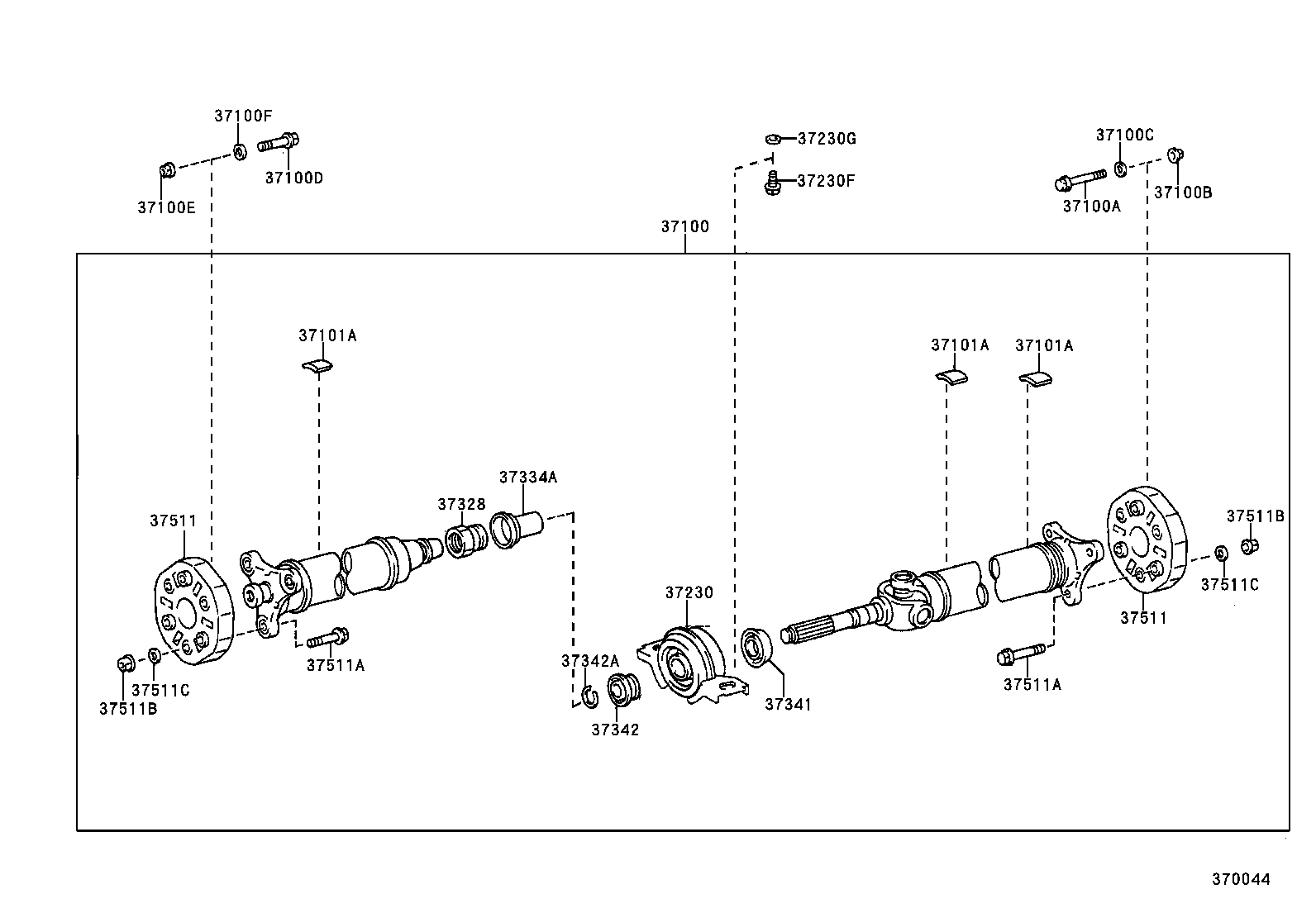  CROWN CROWN MAJESTA |  PROPELLER SHAFT UNIVERSAL JOINT
