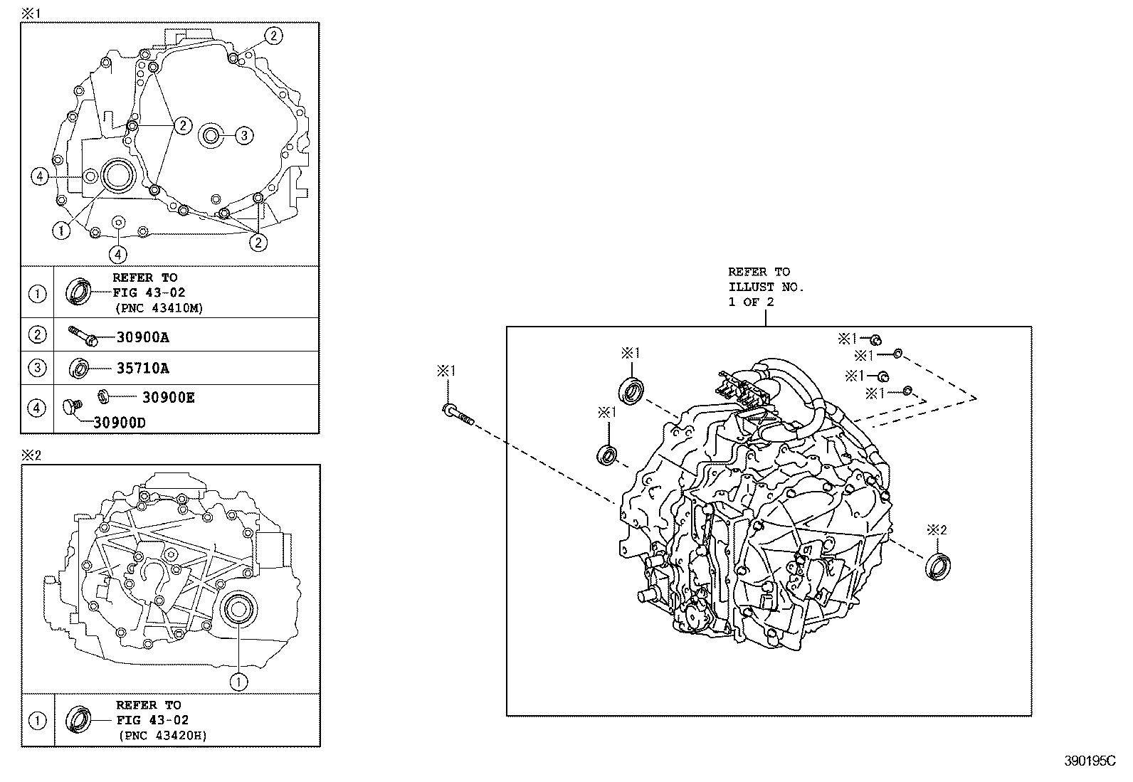  PRIUS PLUG IN LEASE |  TRANSAXLE ASSY HYBRID VEHICLE