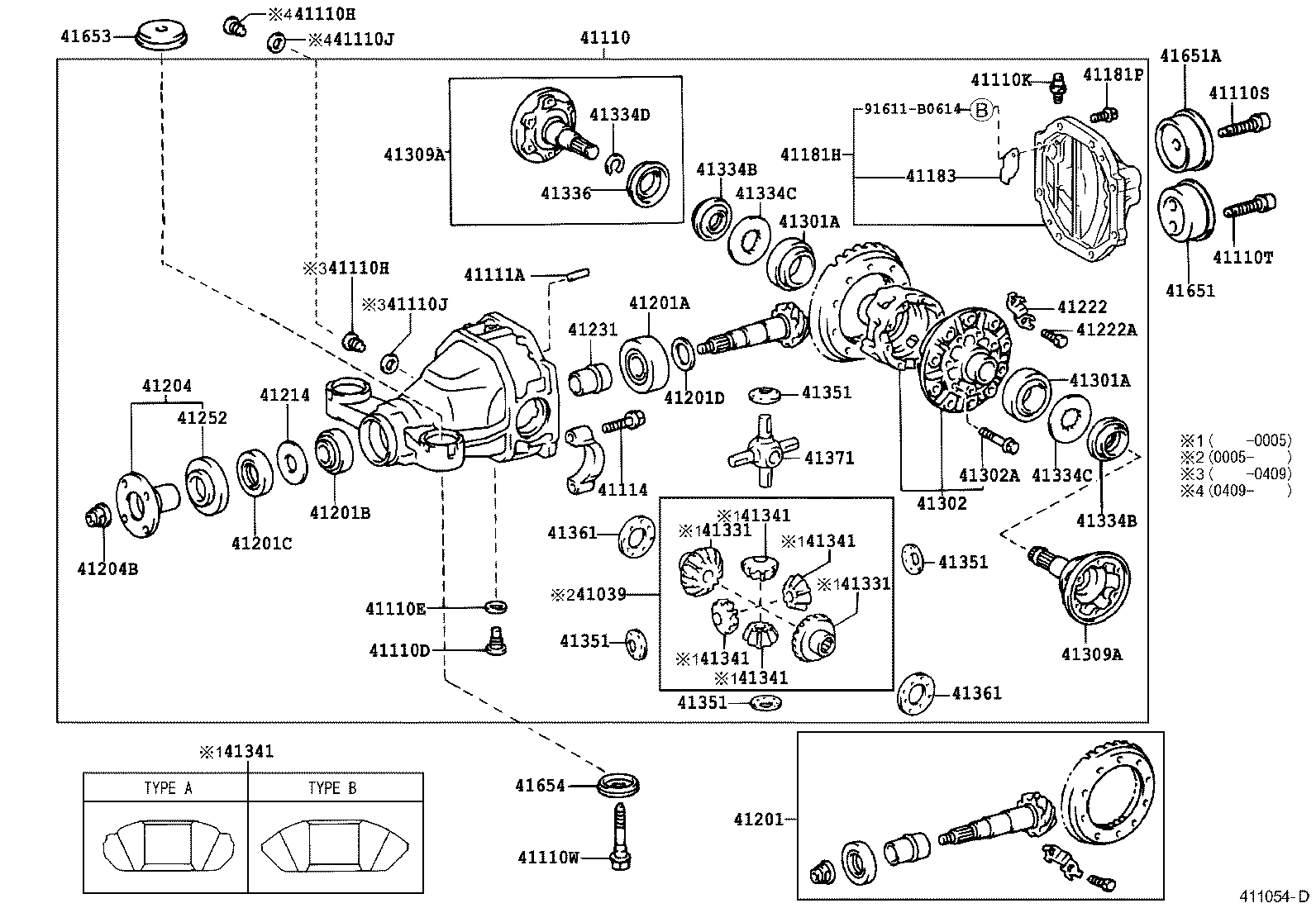  CROWN CROWN MAJESTA |  REAR AXLE HOUSING DIFFERENTIAL