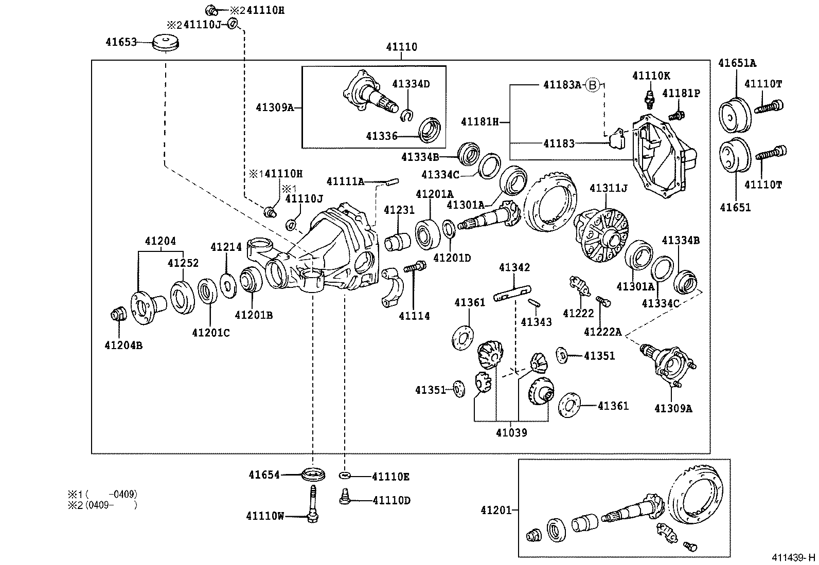  BREVIS |  REAR AXLE HOUSING DIFFERENTIAL