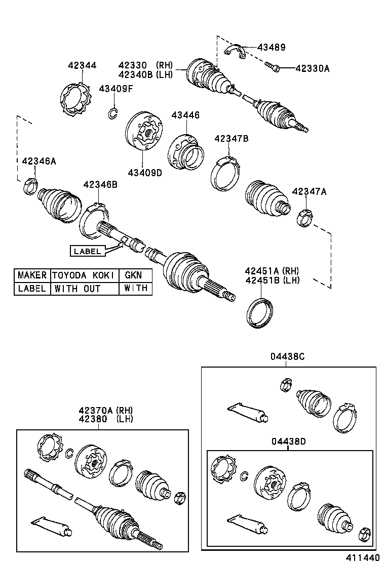  BREVIS |  REAR AXLE SHAFT HUB