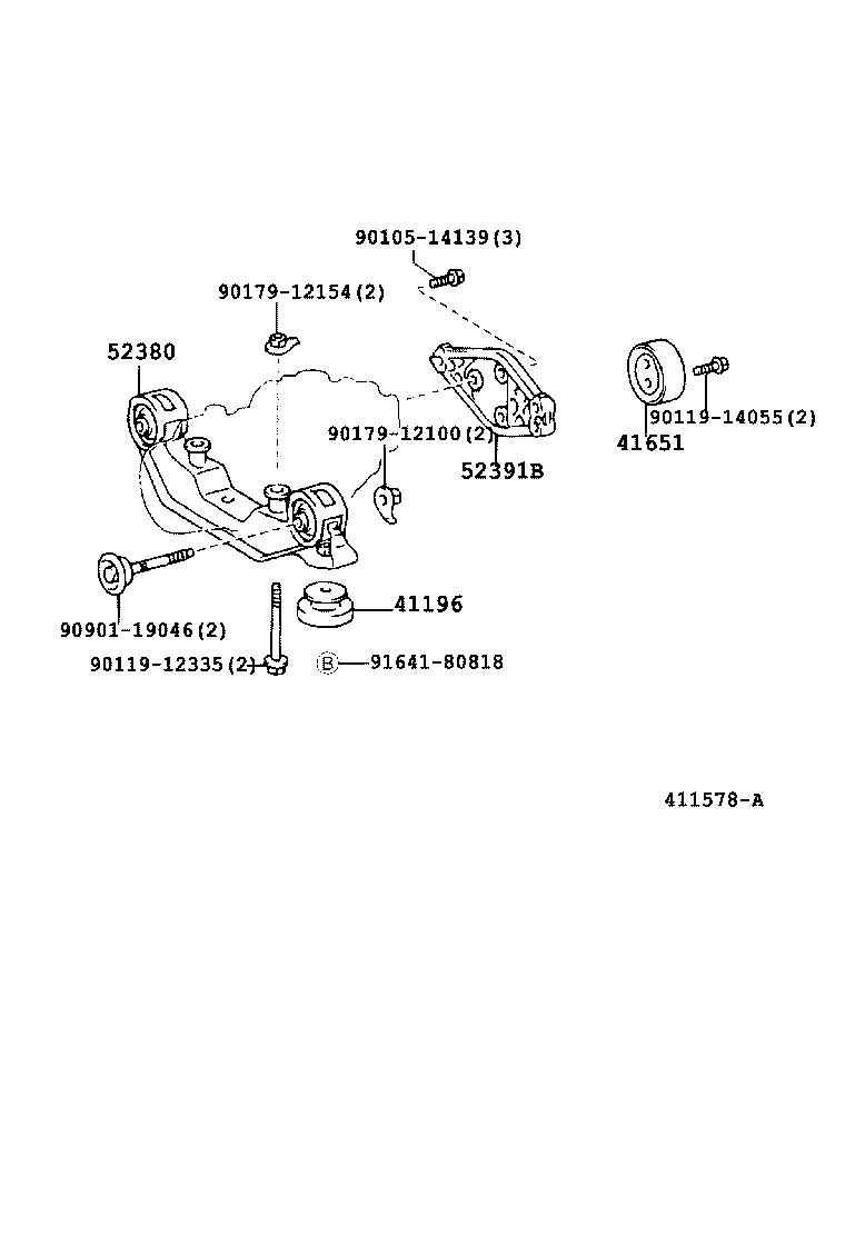  PREMIO ALLION |  REAR AXLE HOUSING DIFFERENTIAL