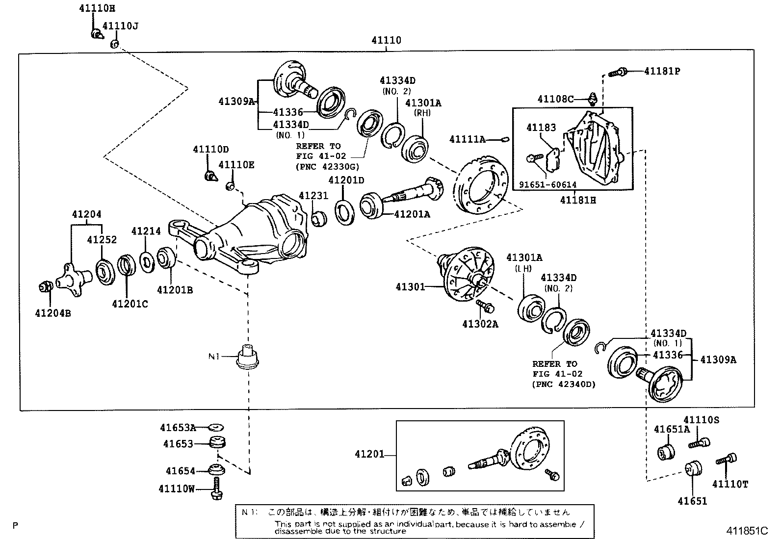  CELSIOR |  REAR AXLE HOUSING DIFFERENTIAL