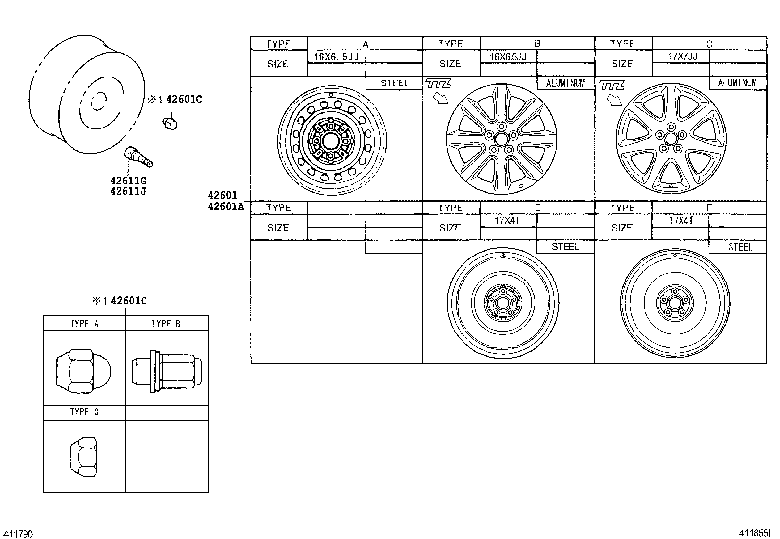  AVENSIS |  DISC WHEEL WHEEL CAP