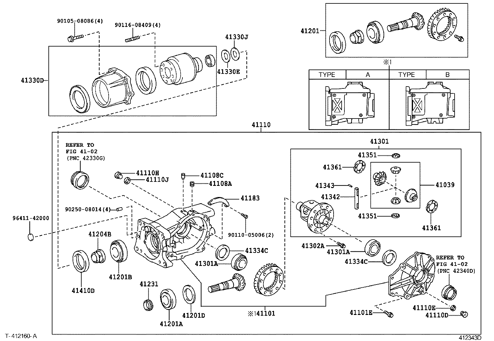  BELTA |  REAR AXLE HOUSING DIFFERENTIAL