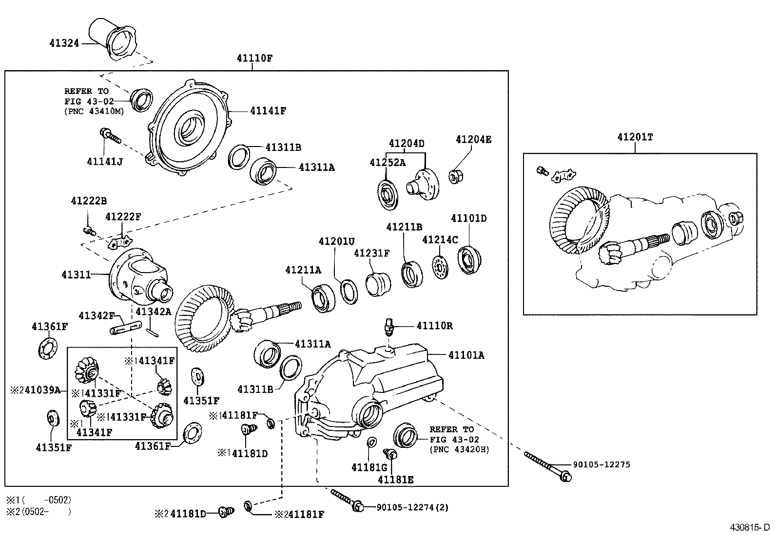 BREVIS |  FRONT AXLE HOUSING DIFFERENTIAL