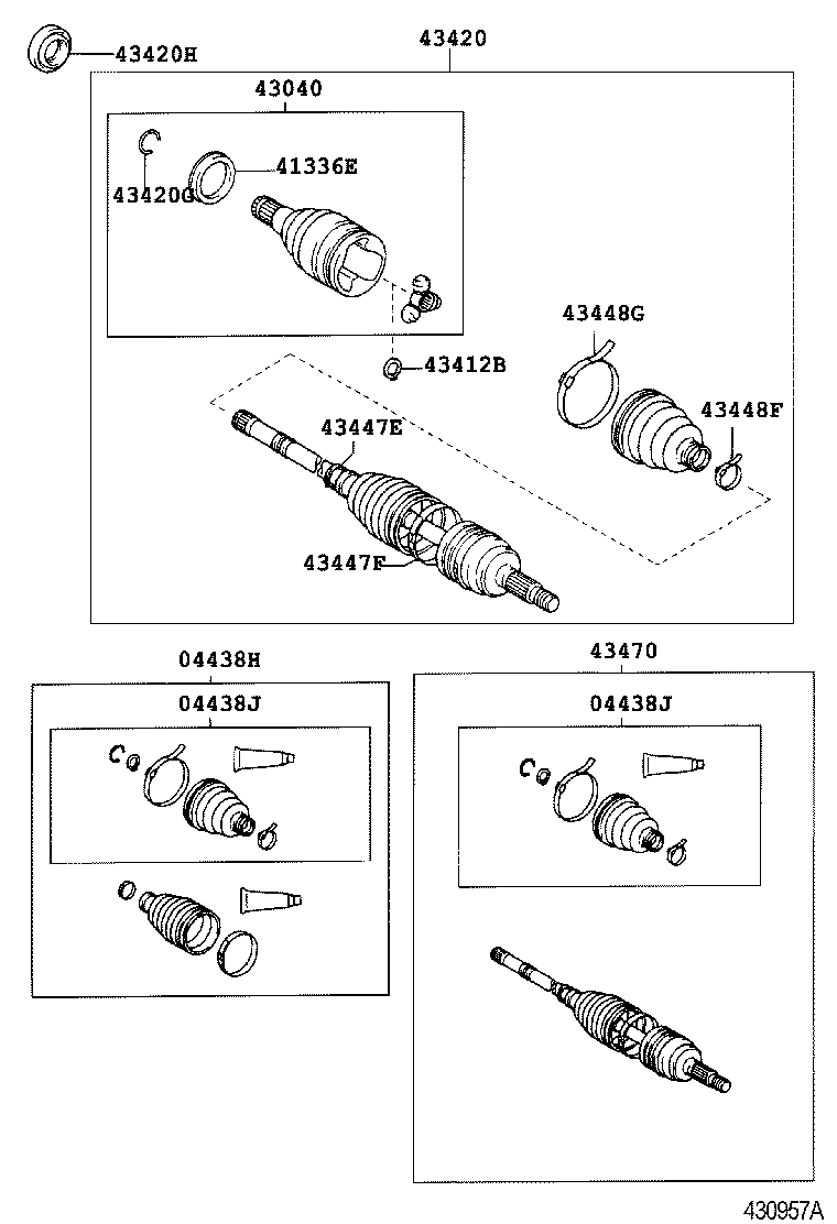  PREMIO ALLION |  FRONT DRIVE SHAFT