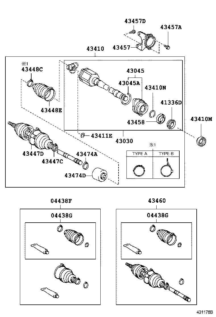  HARRIER |  FRONT DRIVE SHAFT