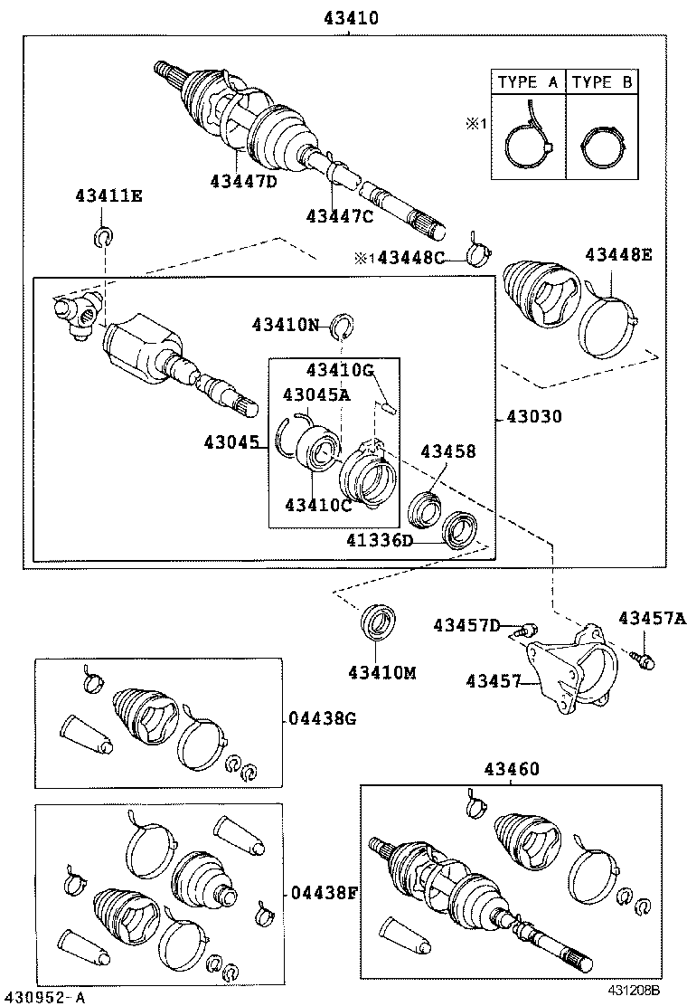  WISH |  FRONT DRIVE SHAFT