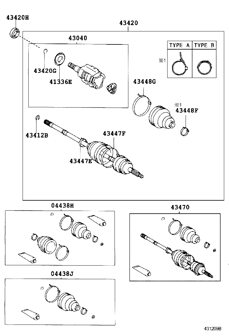  WISH |  FRONT DRIVE SHAFT