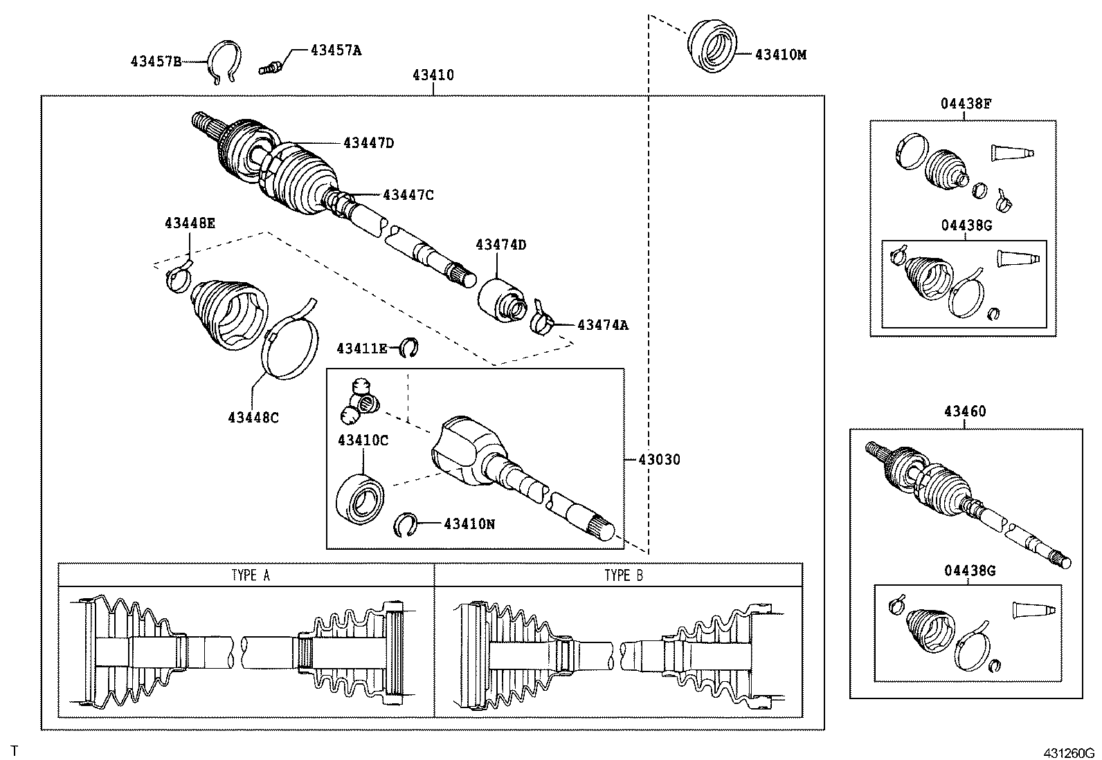  AVENSIS |  FRONT DRIVE SHAFT