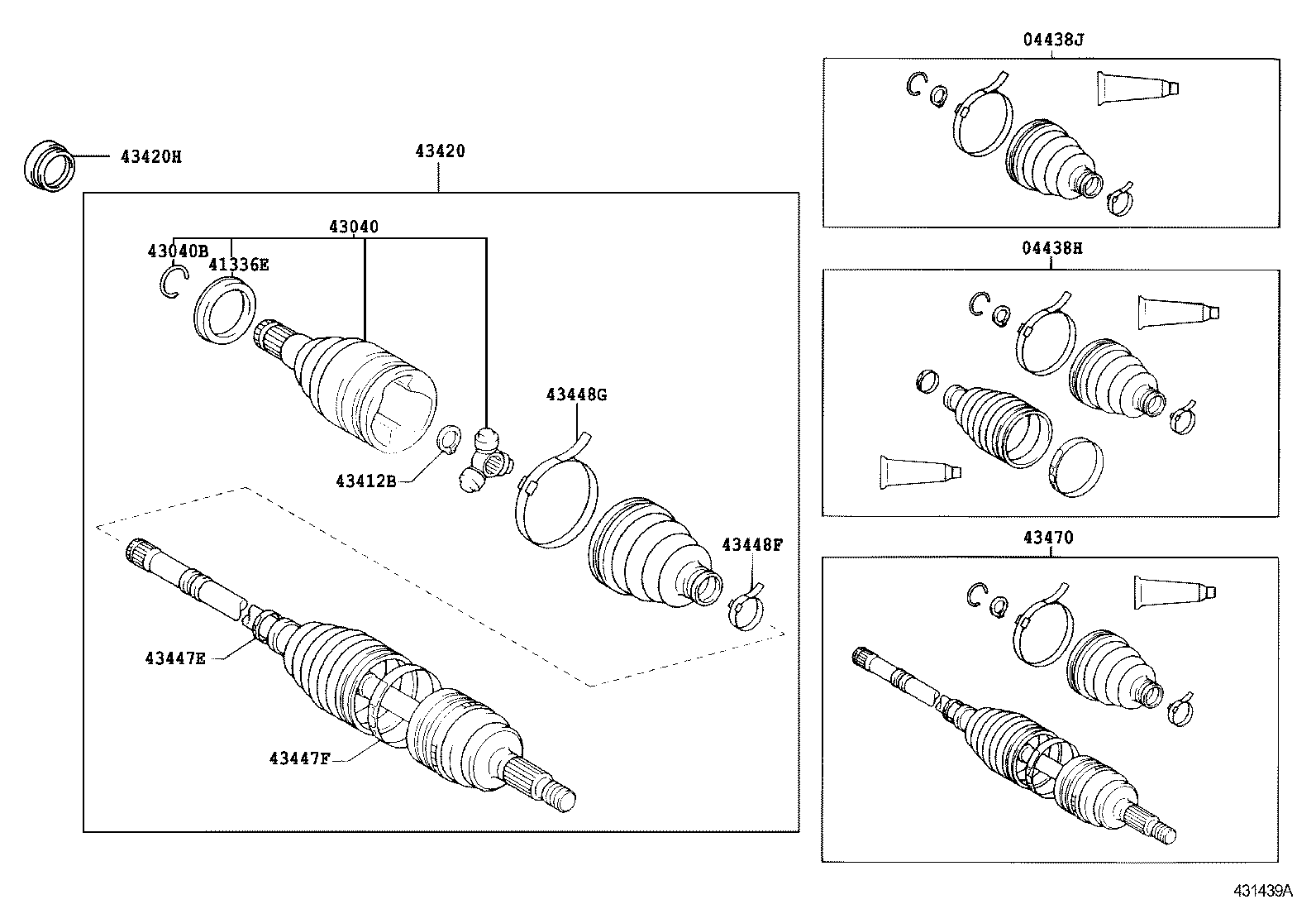 PORTE |  FRONT DRIVE SHAFT