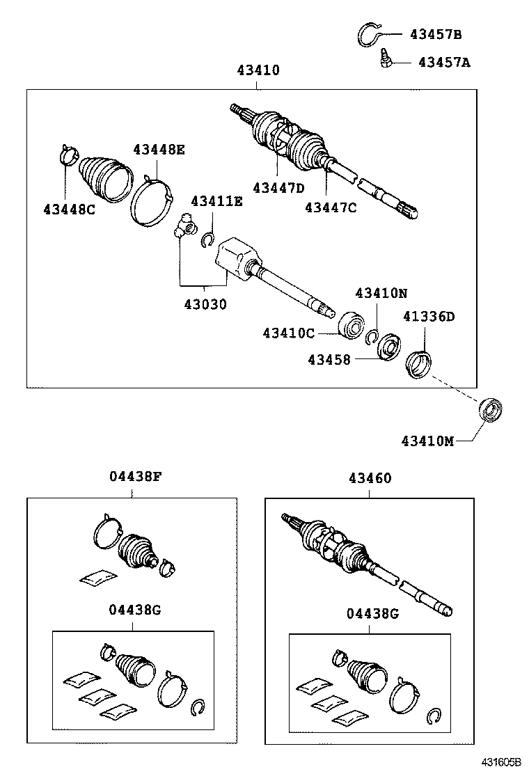  HARRIER |  FRONT DRIVE SHAFT