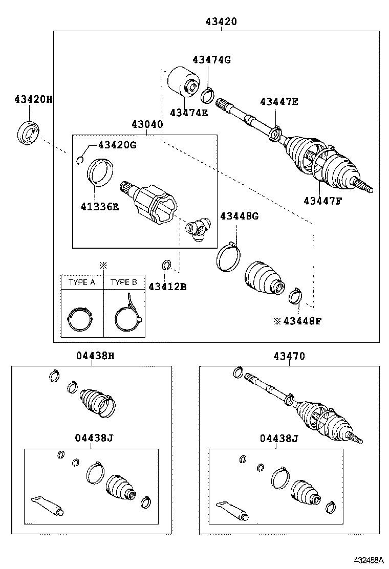  CAMRY |  FRONT DRIVE SHAFT