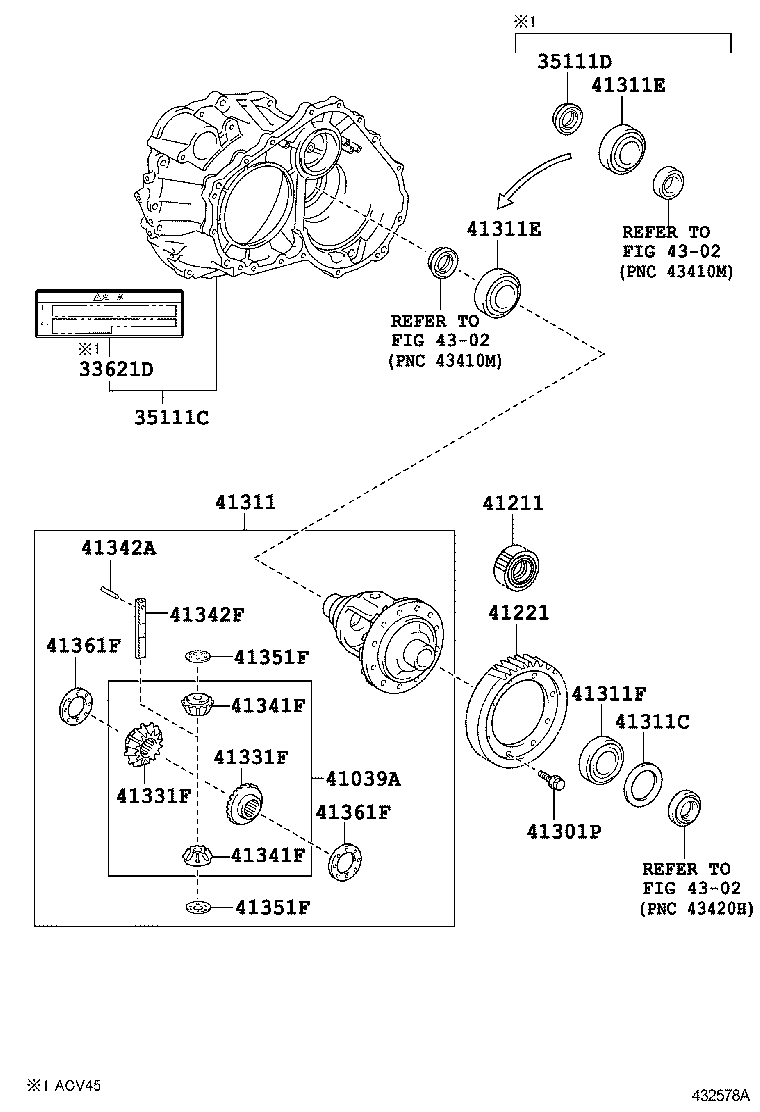  CAMRY |  FRONT AXLE HOUSING DIFFERENTIAL