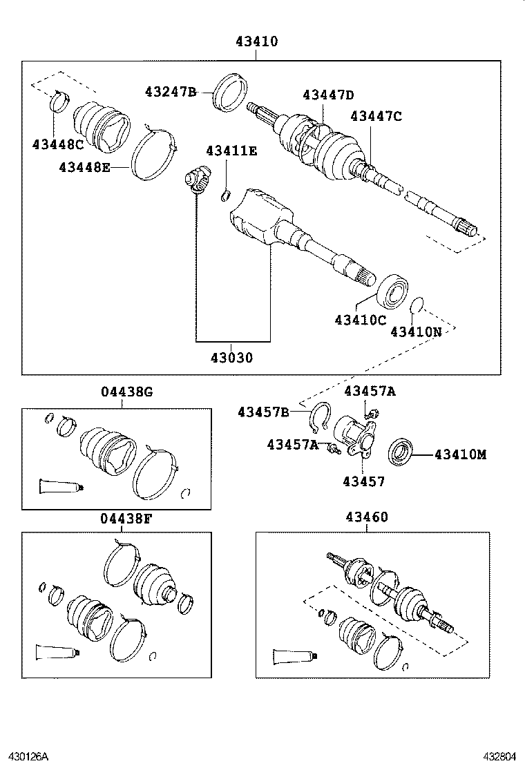  CROWN CROWN MAJESTA |  FRONT DRIVE SHAFT