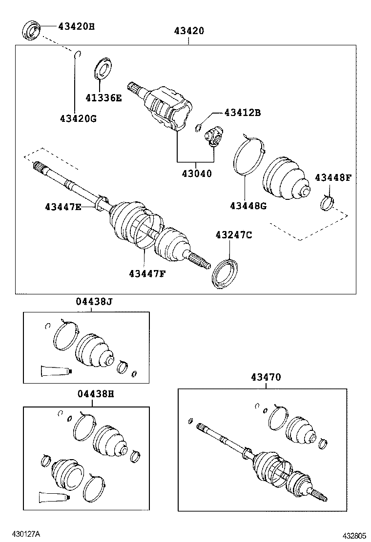  CROWN CROWN MAJESTA |  FRONT DRIVE SHAFT