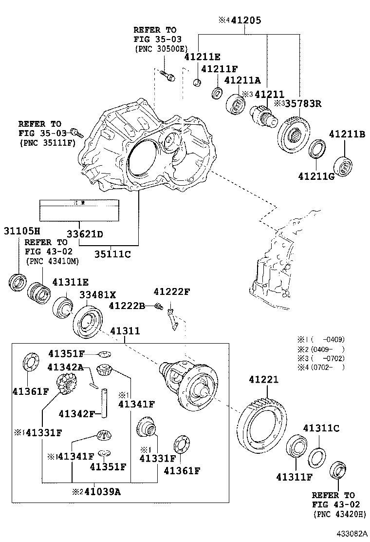  PORTE |  FRONT AXLE HOUSING DIFFERENTIAL