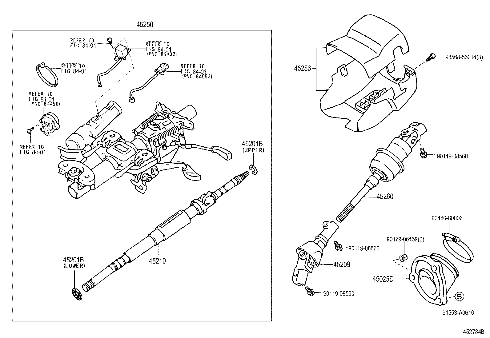  BREVIS |  STEERING COLUMN SHAFT