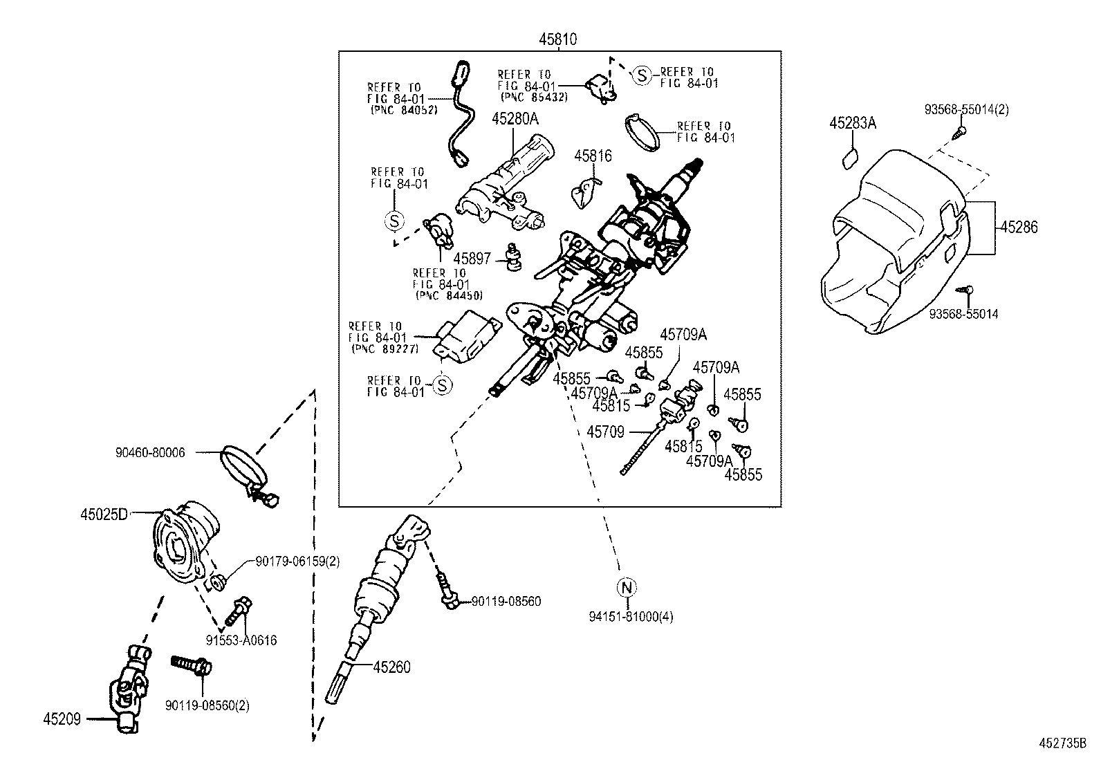  BREVIS |  STEERING COLUMN SHAFT