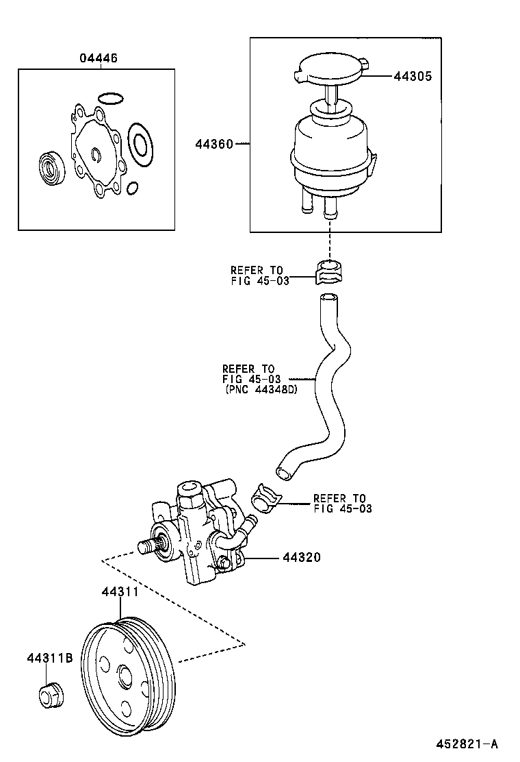  QUICK DELI URBAN SUP |  VANE PUMP RESERVOIR POWER STEERING