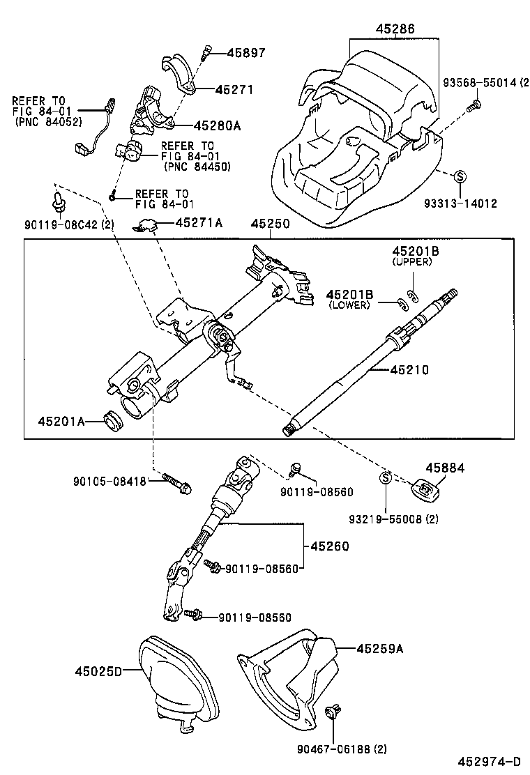  PREMIO ALLION |  STEERING COLUMN SHAFT