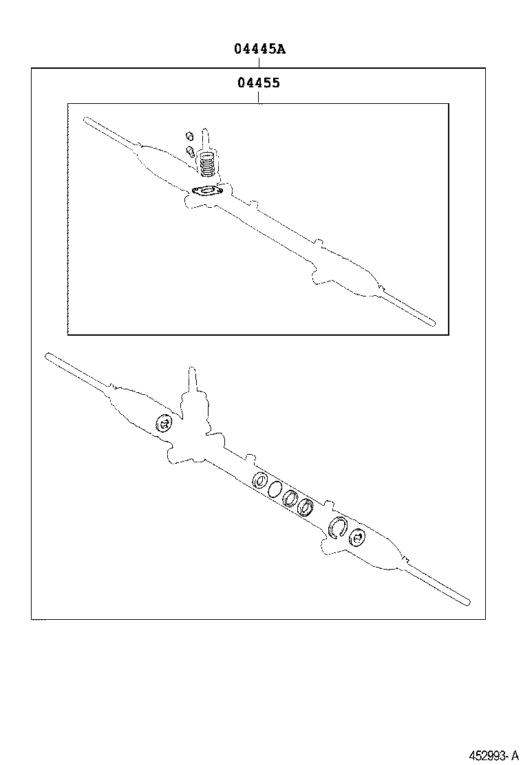  AVENSIS |  FRONT STEERING GEAR LINK