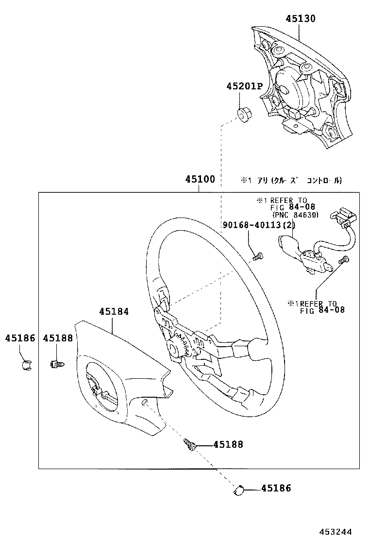  LITE TOWNACE NOAH V |  STEERING WHEEL