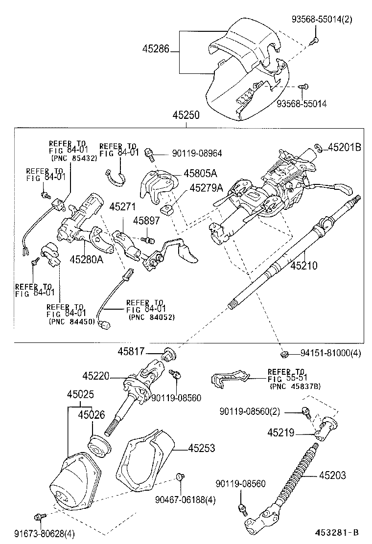  LAND CRUISER PRADO |  STEERING COLUMN SHAFT