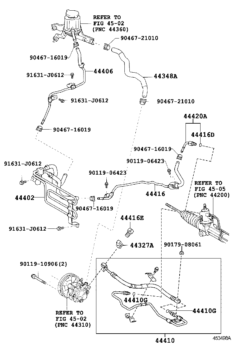  HARRIER |  POWER STEERING TUBE