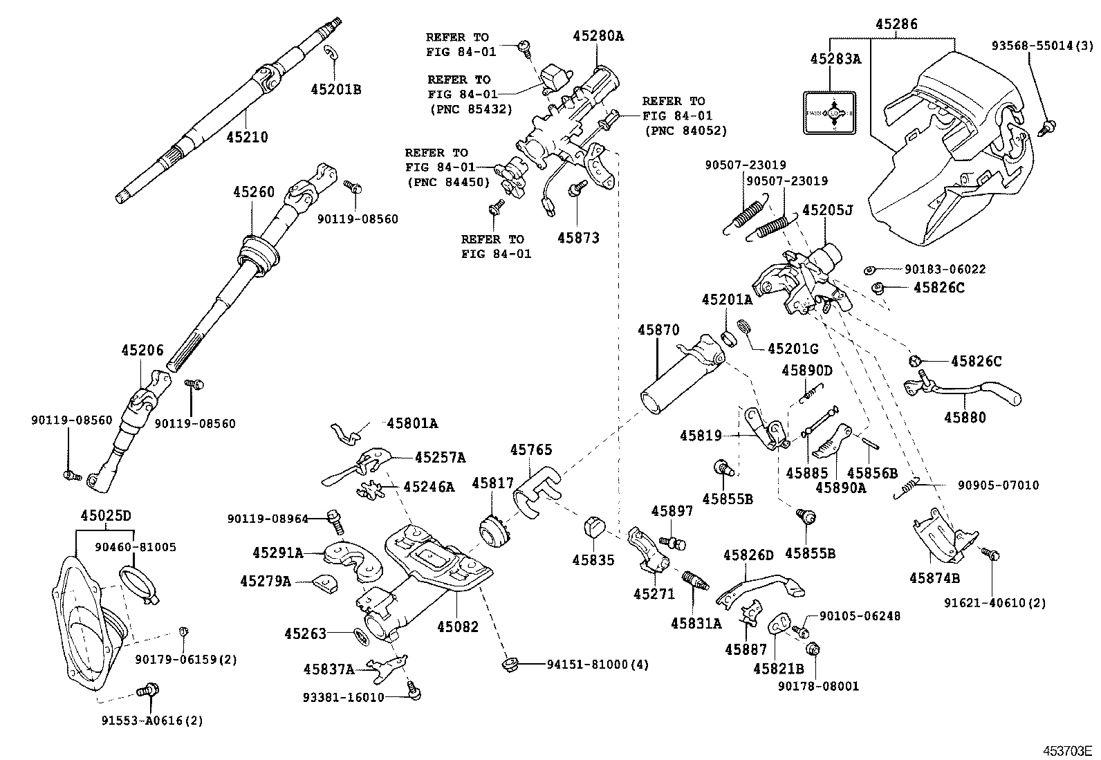  CROWN MAJESTA |  STEERING COLUMN SHAFT