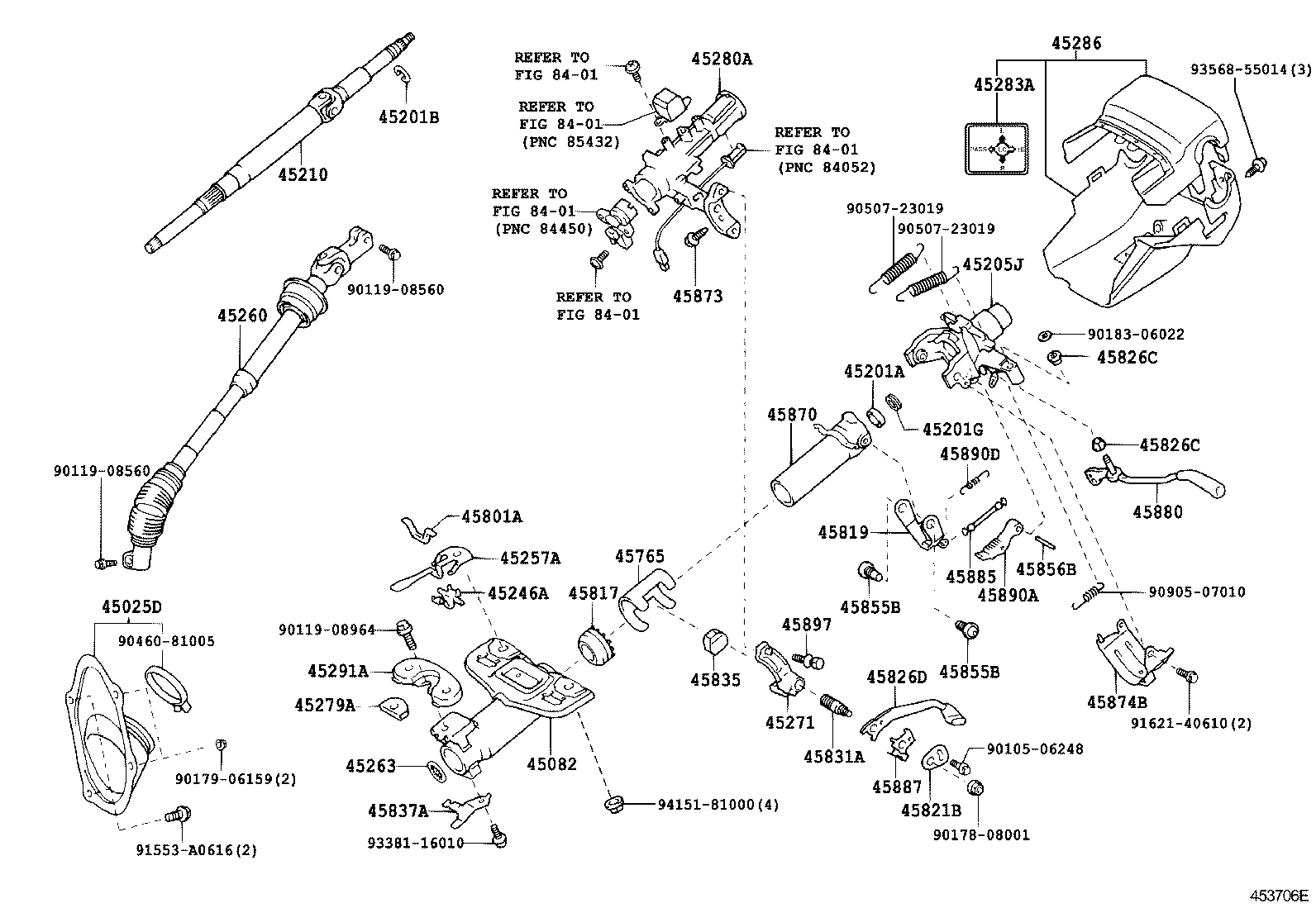 CROWN MAJESTA |  STEERING COLUMN SHAFT