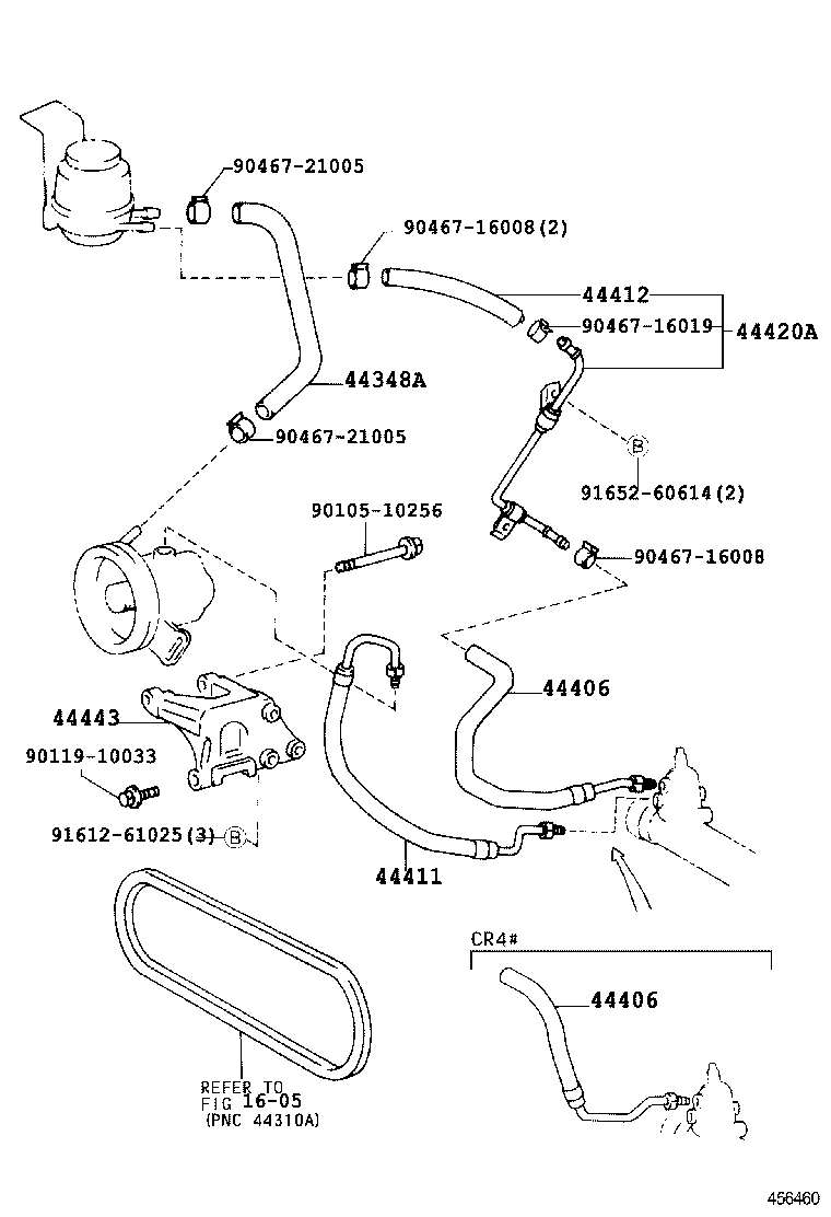  LITE TOWNACE NOAH V |  POWER STEERING TUBE