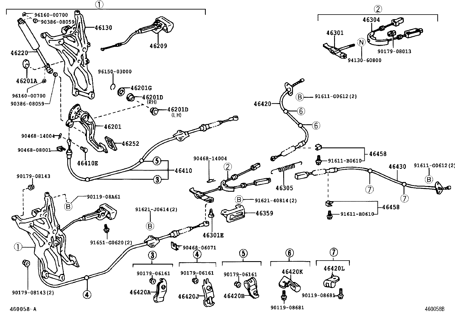  CENTURY |  PARKING BRAKE CABLE