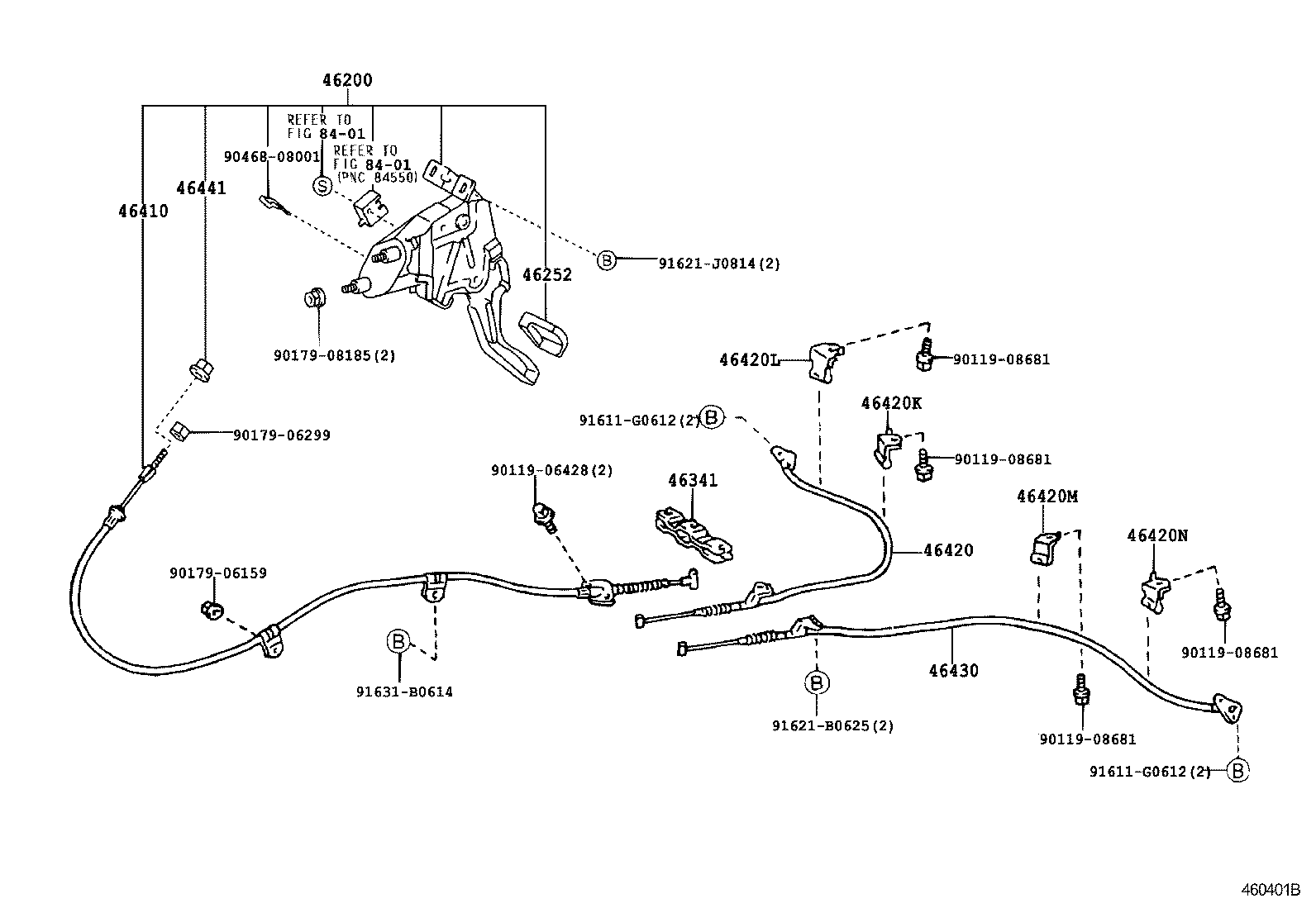  BREVIS |  PARKING BRAKE CABLE