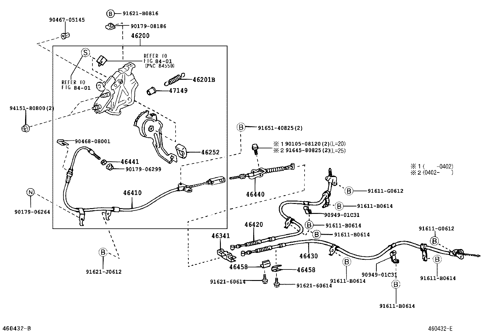  PREMIO ALLION |  PARKING BRAKE CABLE