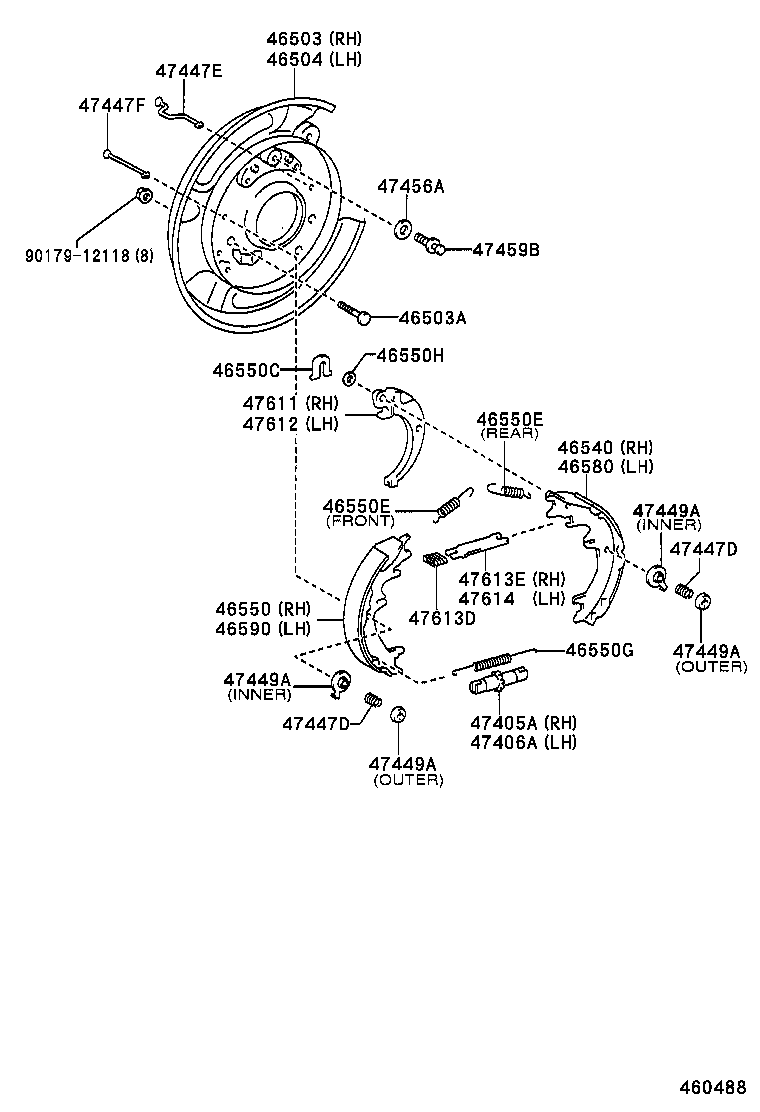  LAND CRUISER PRADO |  PARKING BRAKE CABLE