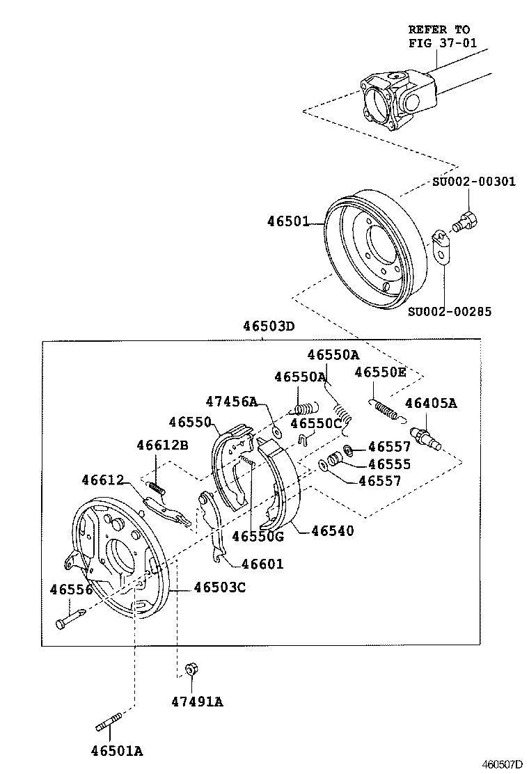  DYNA TOYOACE |  PARKING BRAKE CABLE