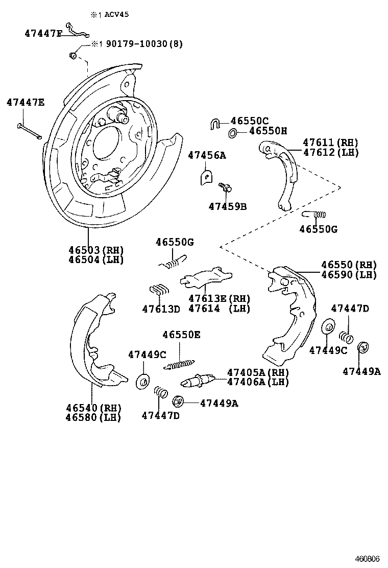  CAMRY |  PARKING BRAKE CABLE