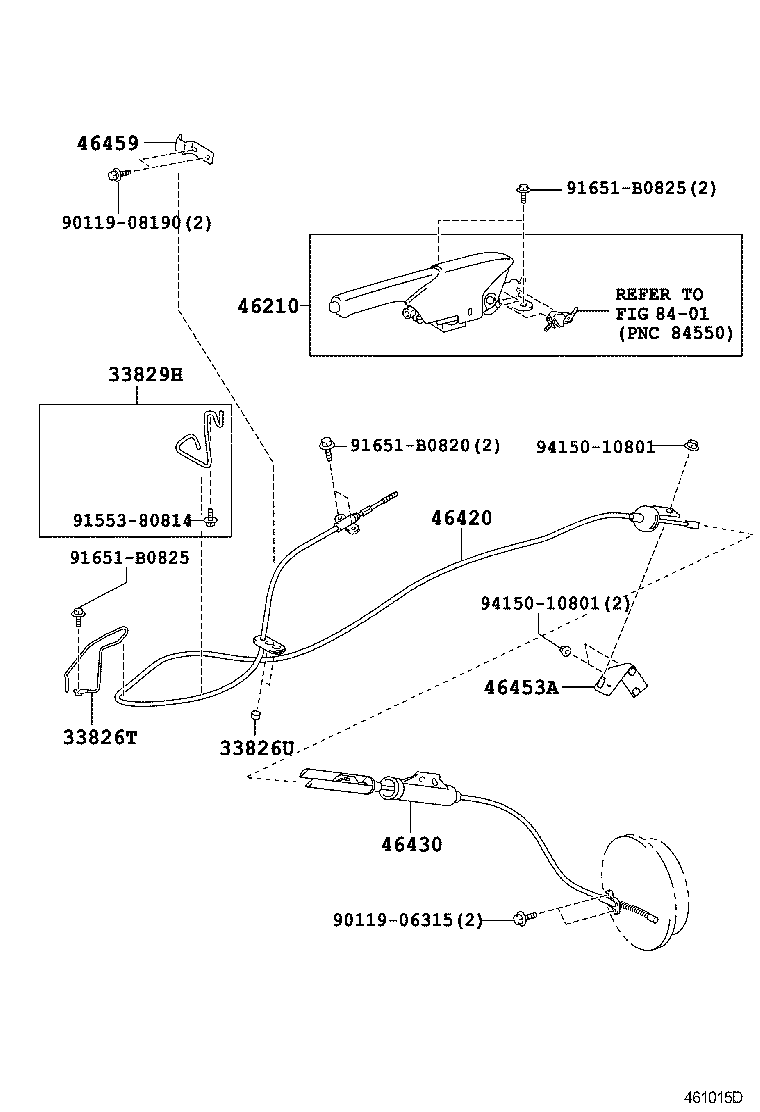  DYNA TOYOACE HV |  PARKING BRAKE CABLE