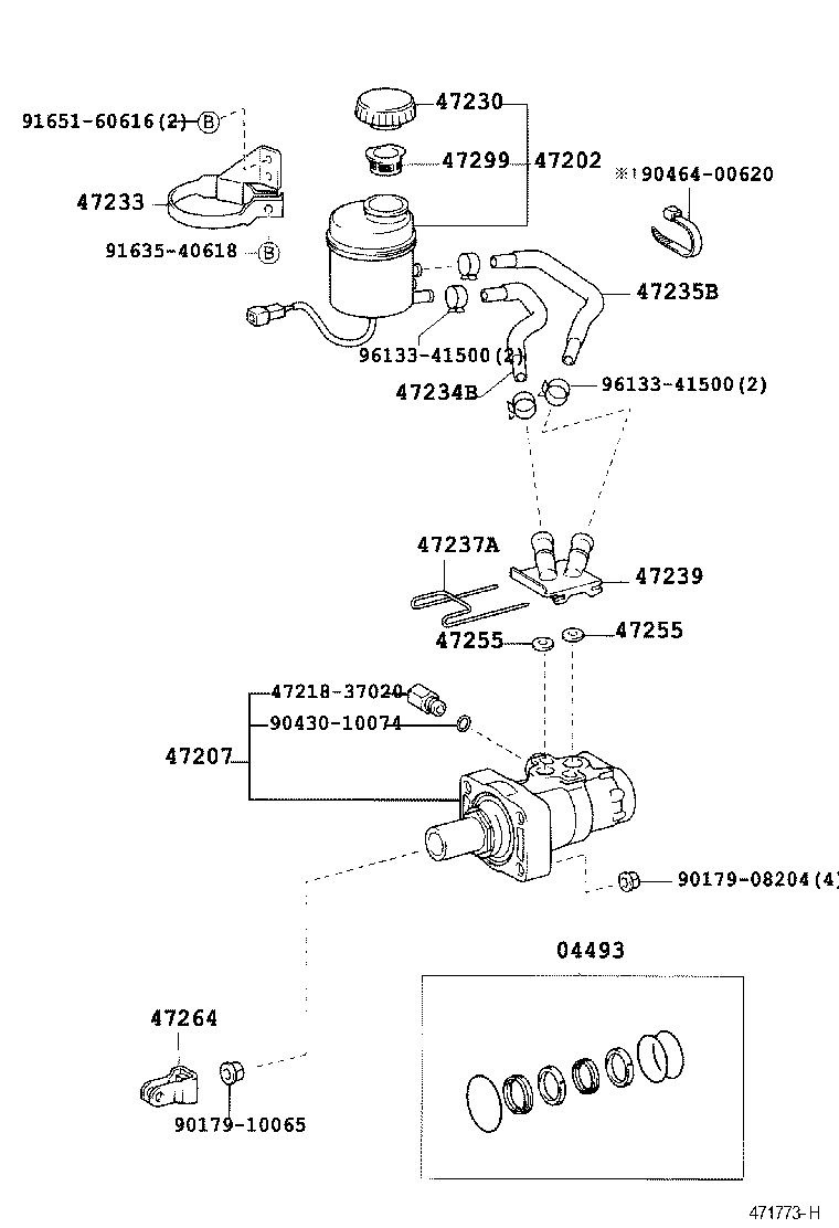  QUICK DELI URBAN SUP |  BRAKE MASTER CYLINDER